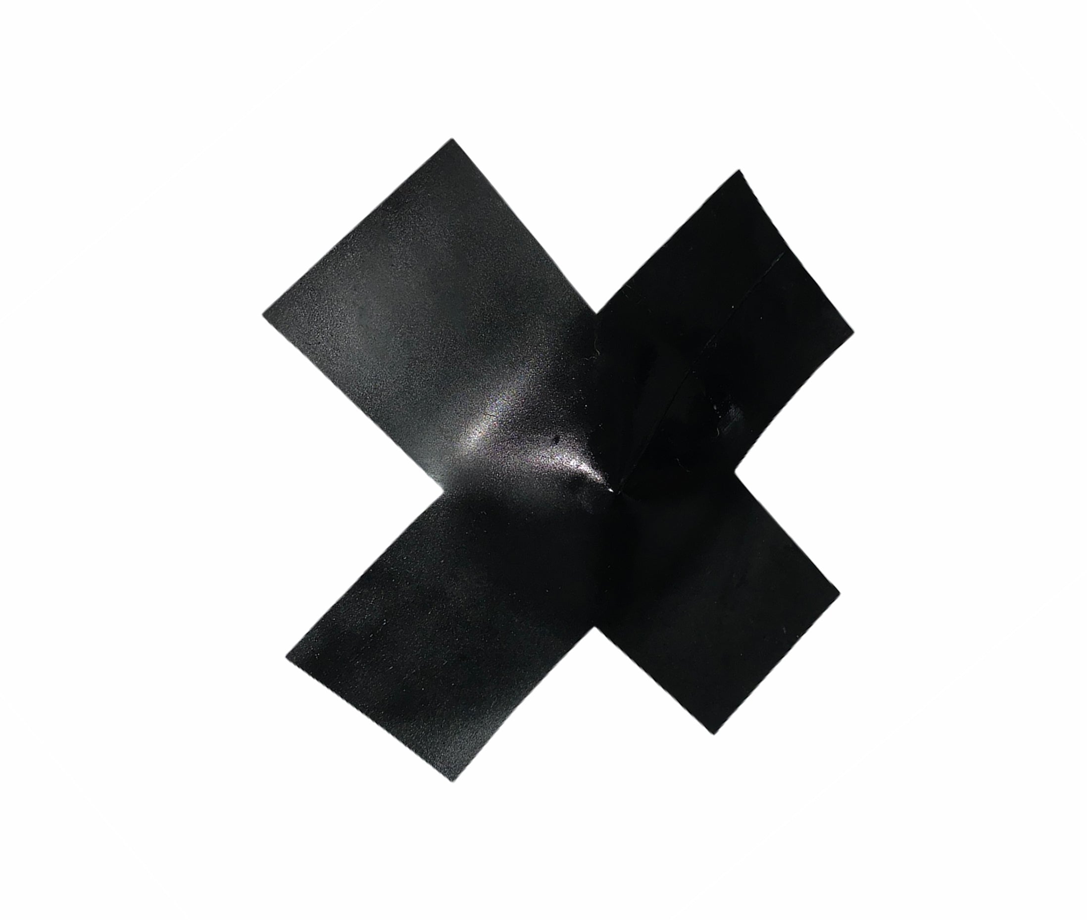 Latex Cross pasties (a pair).