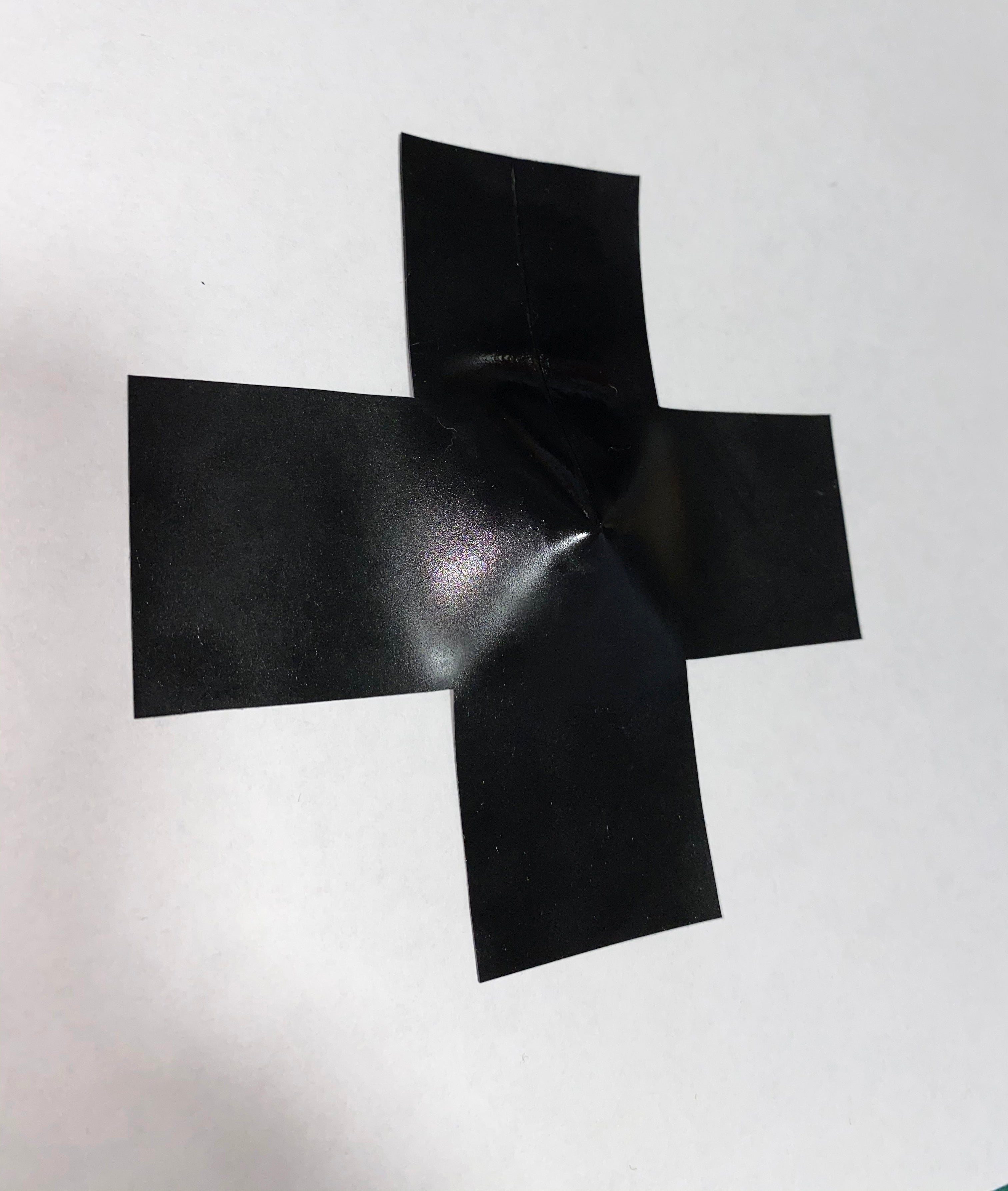 Latex Cross pasties (a pair).